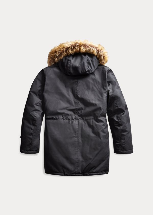 Ralph Lauren Waxed Cotton Parka Herre Danmark (SFQLG3824)